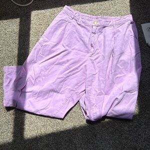 Lilac Big Bud Press Trousers